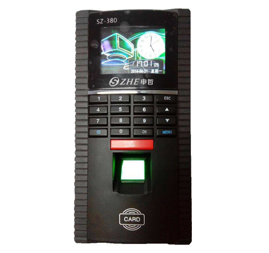 SZHE-380ID/IC 指纹刷卡密码门禁考勤机